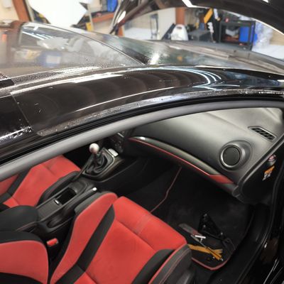 Honda Civic Type R – Skyfol PPF front egyedi mintázással – 75. kép
