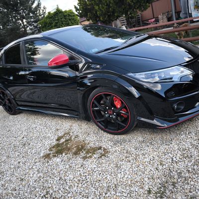 Honda Civic Type R – Skyfol PPF front egyedi mintázással – 86. kép