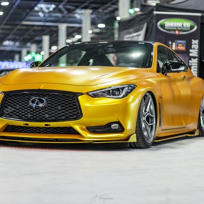 Infiniti Q60 – Avery Supreme Satin Energetic Yellow – 1. kép