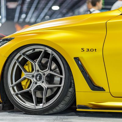 Infiniti Q60 – Avery Supreme Satin Energetic Yellow – 2. kép