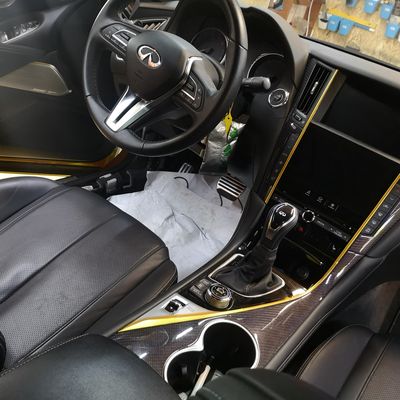 Infiniti Q60 – Avery Supreme Satin Energetic Yellow – 40. kép