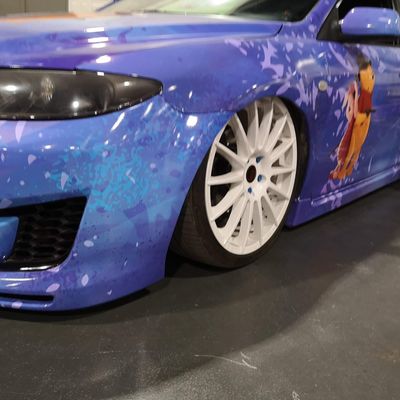 Mazda 6 – Nyomtatott fólia egyedi olajfestmény design – 5. kép