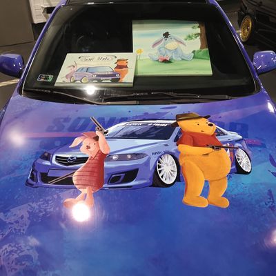 Mazda 6 – Nyomtatott fólia egyedi olajfestmény design – 12. kép