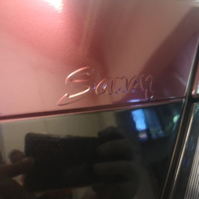 Mercedes C320 C63 optika – Avery Supreme Gloss Metallic Passion Red – 27. kép