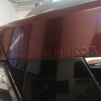 Mercedes C320 C63 optika – Avery Supreme Gloss Metallic Passion Red – 28. kép