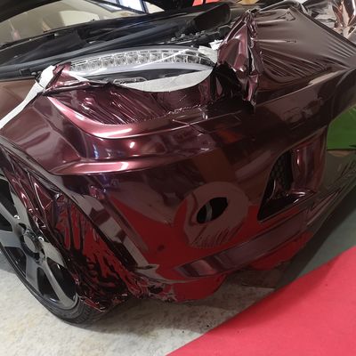 Mercedes C320 C63 optika – Avery Supreme Gloss Metallic Passion Red – 29. kép