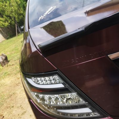 Mercedes C320 C63 optika – Avery Supreme Gloss Metallic Passion Red – 39. kép