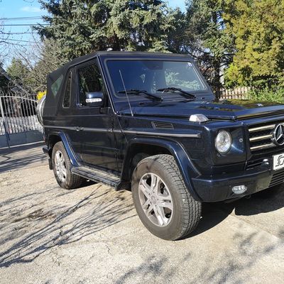 Mercedes G500 Cabrio – 3M 2080-GP272 Gloss Midnight Blue – 1. kép