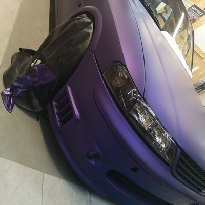Opel Vectra Steinmetz – Avery Supreme Matte Metallic Purple – 7. kép