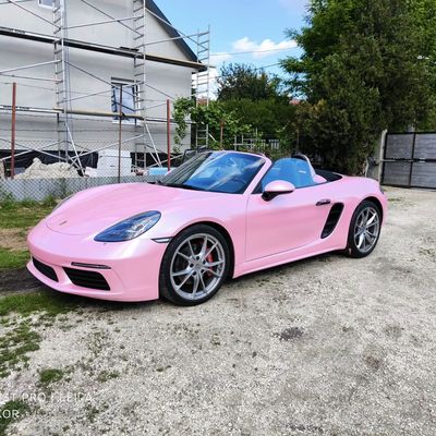 Porsche 718 Boxster S – Avery Supreme TuTu Pink – 2. kép
