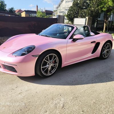 Porsche 718 Boxster S – Avery Supreme TuTu Pink – 20. kép